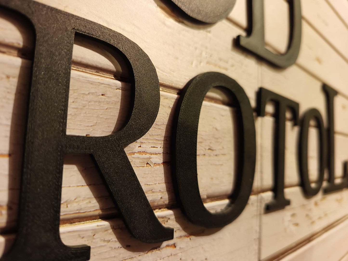 Lettere 3D personalizzate da parete